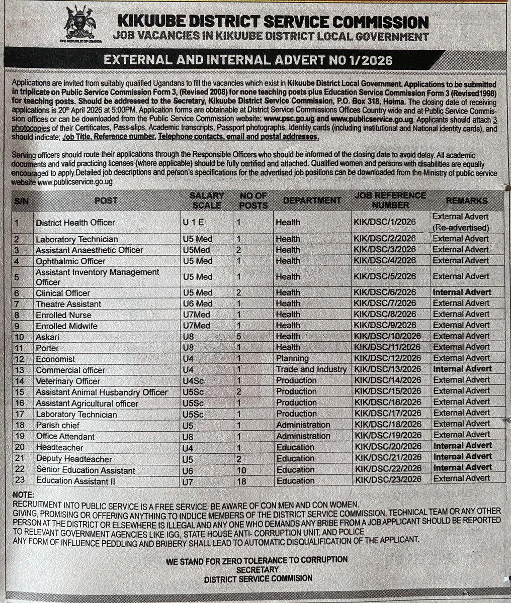 #JobsInUganda tweet media