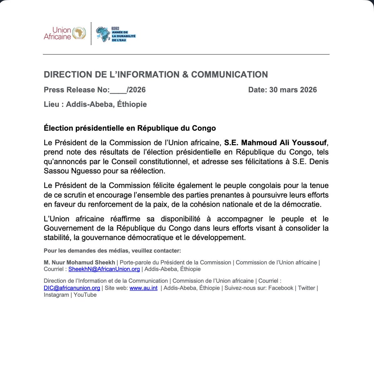 African Union tweet media