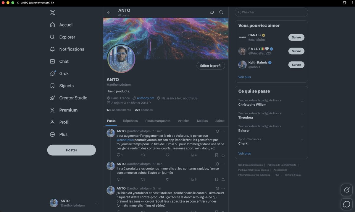 anthonydotpm's tweet photo. @nikitabier hi, when i click on "premium", my screen blurs and nothing else happens: i can't subscribe to premium from the x mac app https://t.co/2lRhGrtqK5