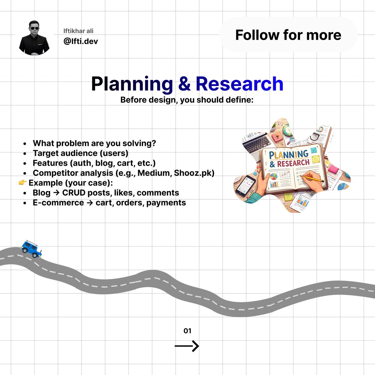 Iftiali_WebDev's tweet image. 🚀 From Idea to Production — The REAL Full-Stack Roadmap

#WebDevelopment #FullStackDeveloper #NextJS #MongoDB #SystemDesign #UIUX #Programming #SoftwareEngineering #DeveloperLife #CodingJourney #TechSkills #LearnToCode #Zustand #NextAuth #BuildInPublic