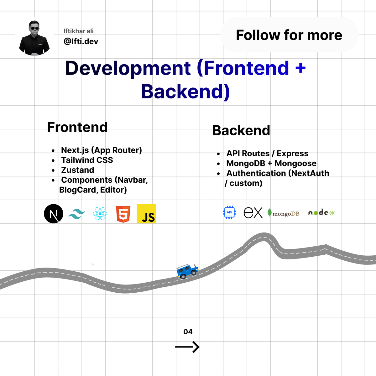 Iftiali_WebDev's tweet image. 🚀 From Idea to Production — The REAL Full-Stack Roadmap

#WebDevelopment #FullStackDeveloper #NextJS #MongoDB #SystemDesign #UIUX #Programming #SoftwareEngineering #DeveloperLife #CodingJourney #TechSkills #LearnToCode #Zustand #NextAuth #BuildInPublic