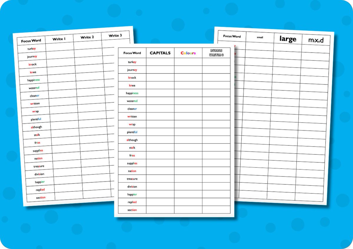 VocabularyNinja's tweet image. 🧠 The VN Spelling System 🧠  Time Saving Gold! 🥇

📲 vocabularyninja.co.uk/whole-school-s…

🏫 Y1 to Y6
📚 Weekly Spelling Rule (40 Page Pack)
📊 Printable Tasks / Teaching Sheets
⚡ Printable Flashcards, Display Slips, Word Banks
📍Mapped Progressions

#spelling #system #teacher #edutwitter