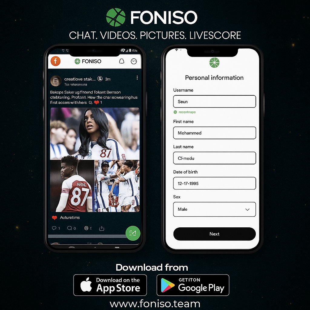 FonisoTeam's tweet photo. FONISO .... Everything Sports https://t.co/uzJcJ2p2lD