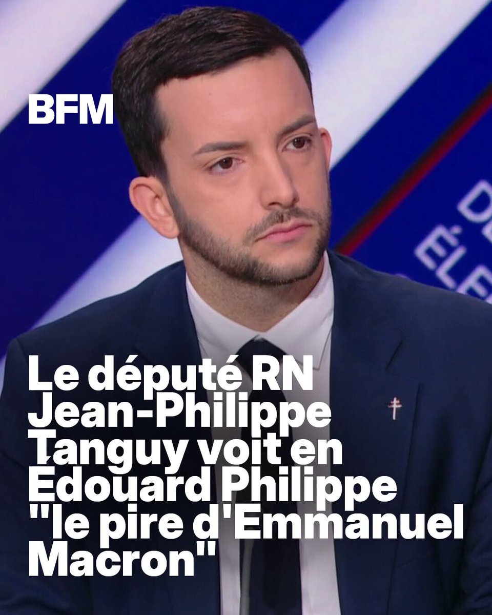 tripam17's tweet image. "C’est le pire Premier ministre de la Ve République." 
Luc Ferry sur @EPhilippe_LH

Même constat que @JphTanguy .

Votez directement dès le 1 er tour le RN/UDR pour que l'on se débarasse de ce type.