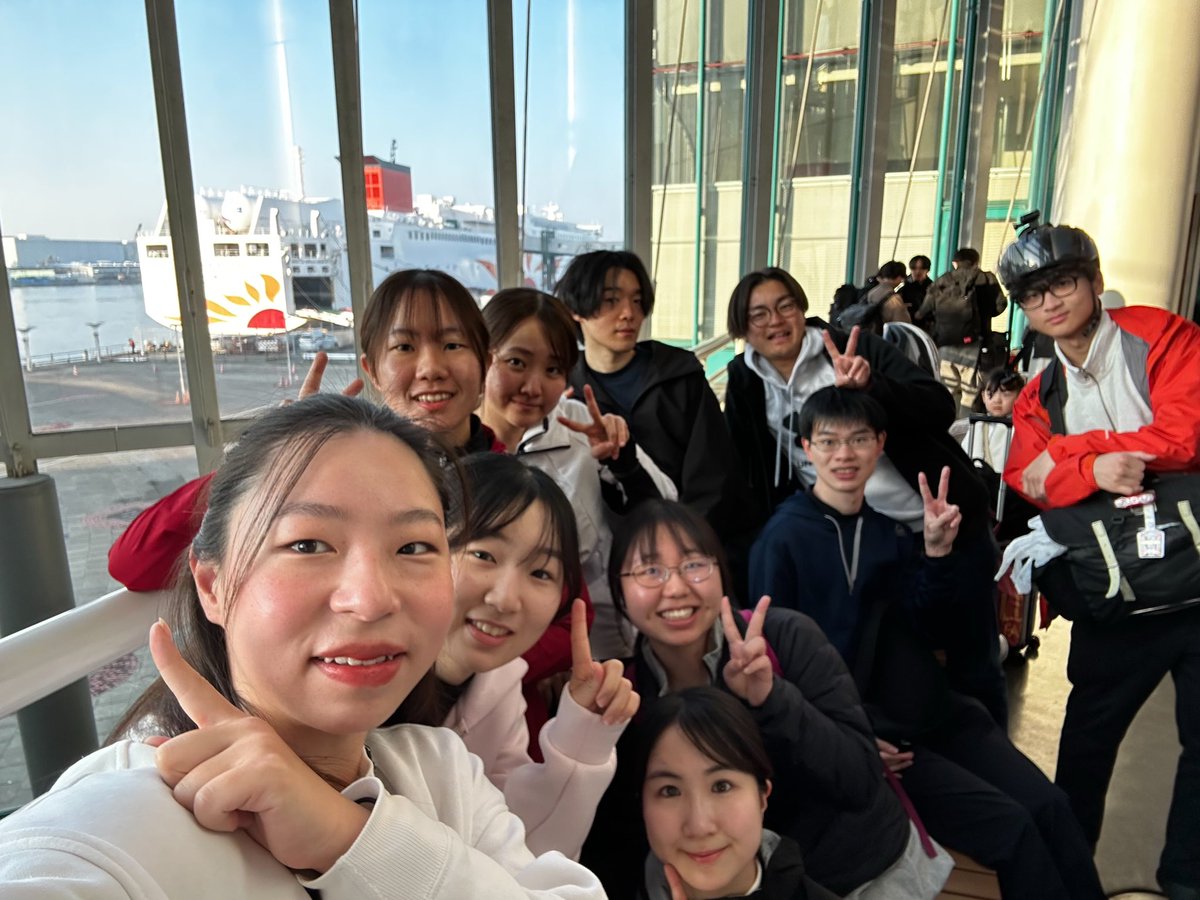 omccc2017's tweet photo. 🌸3/17〜20 九州へ春合宿に行ってきました！

博多→小倉→別府と九州北部を自転車で巡りながら、長浜ラーメンやあまおう、太宰府天満宮、別府の地獄めぐりなど観光も満喫✨

帰りはフェリーで瀬戸内ビュッフェも楽しみました！

美味しいものや観光を楽しみながら走れるのも、この部活の魅力です🚲 https://t.co/IobkjG2j9f