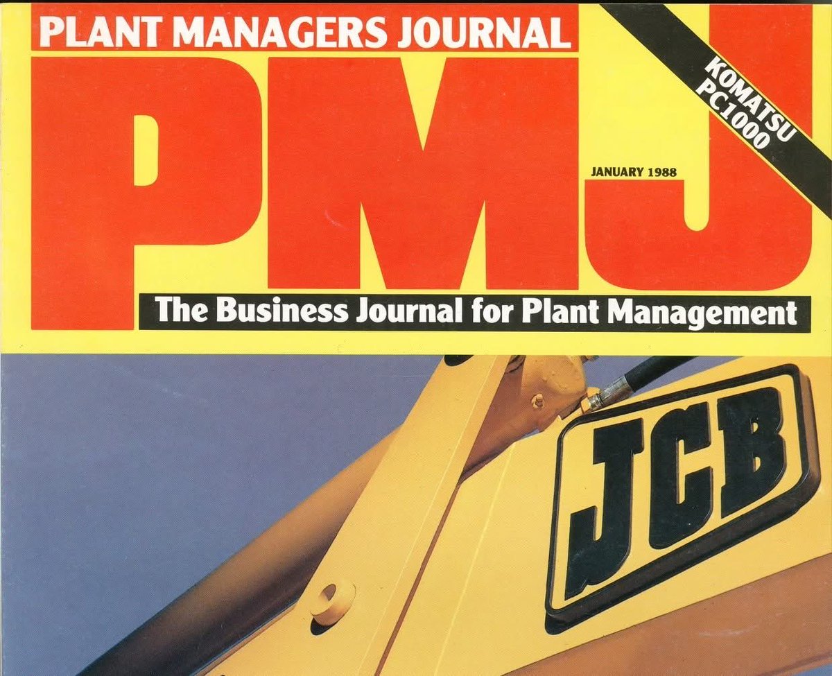 DiggerManBlog's tweet image. Classic PMJ Adverts (Part One) 

earthmoversmagazine.co.uk/digger-man/vie…

#construction #diggermanblog #earthmovers #Excavators #heavyequipment #magazines #trade