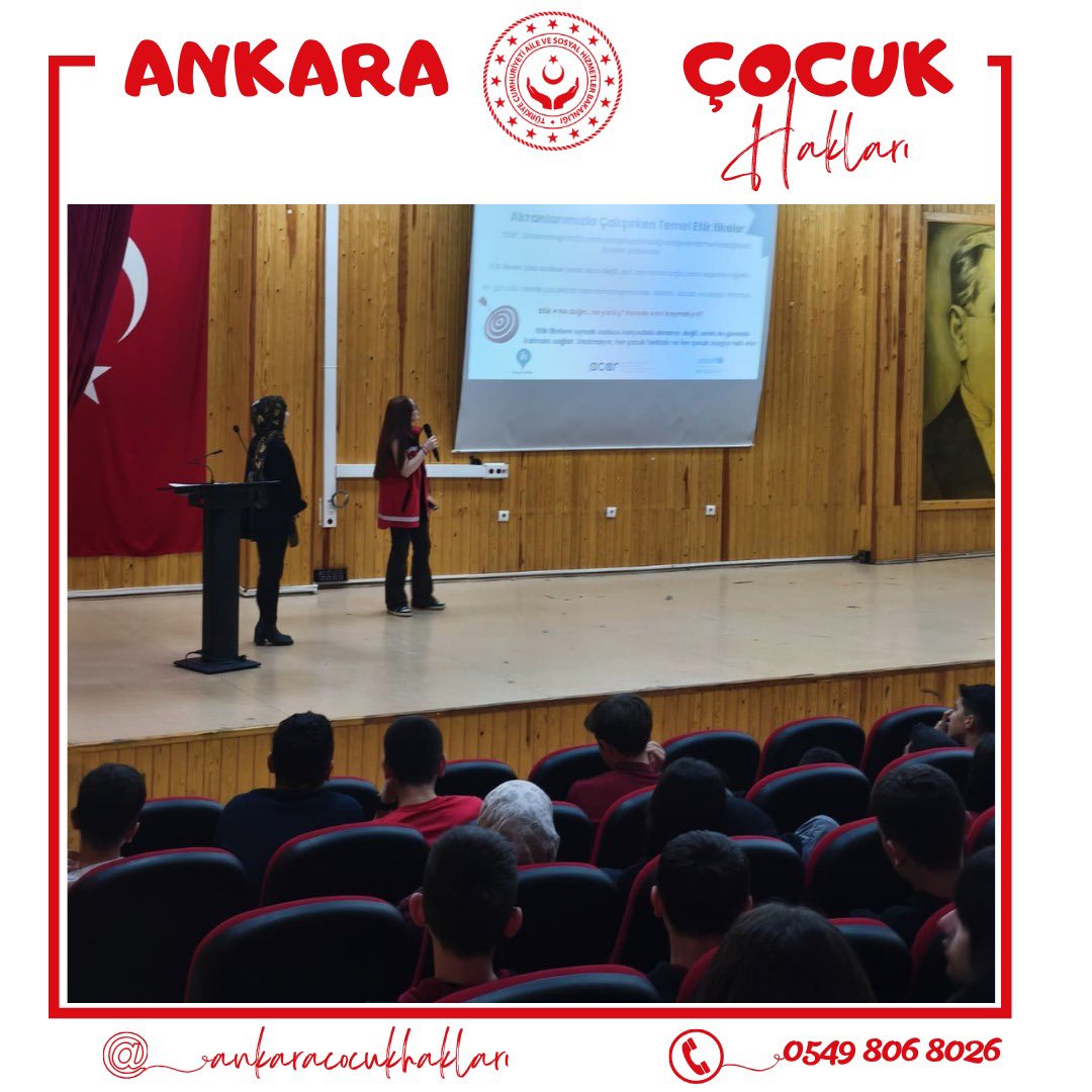 Ankaraashcocuk's tweet photo. UNICEF tarafından yürütülen ve Çocuk Hizmetleri Genel Müdürlüğü’nün paydaşı oluğu #ACAR (Çocuklar için Hesap Verebilirlik, Haklar için Savunuculuk) Projesi kapsamında Yahya Kemal Beyatlı Anadolu Lisesi’nde akrandan akrana öğrenim tekniğiyle ‘Çocuk Hakları’ tanıtıldı. https://t.co/iEDv29BW4K