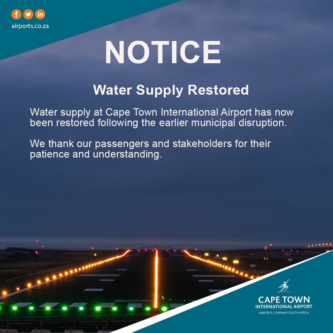 Cape Town Airport tweet media