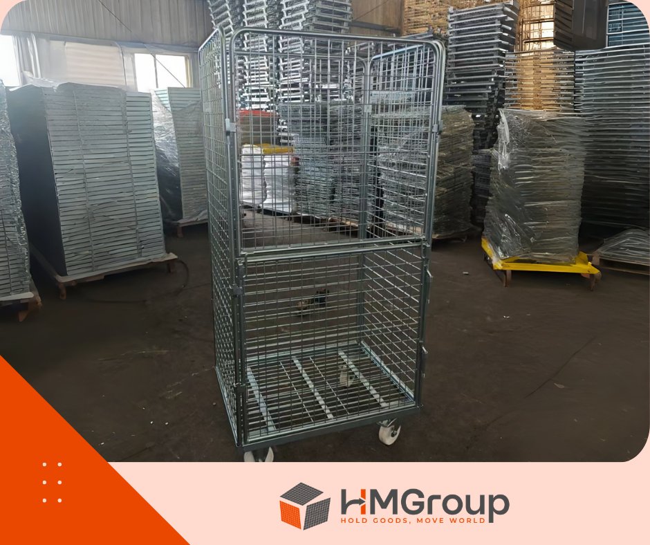 HMgroup_CN's tweet image. One of the most popular products at this exhibition: Roll Cage

✔ Half-open door
✔ Easy to move
✔ Wire-mesh design

A smart solution for warehouse, retail, and logistics handling.

#HMGroup #RollCage #Warehouse #Logistics #MaterialHandling #SupplyChain #IndustrialEquipment