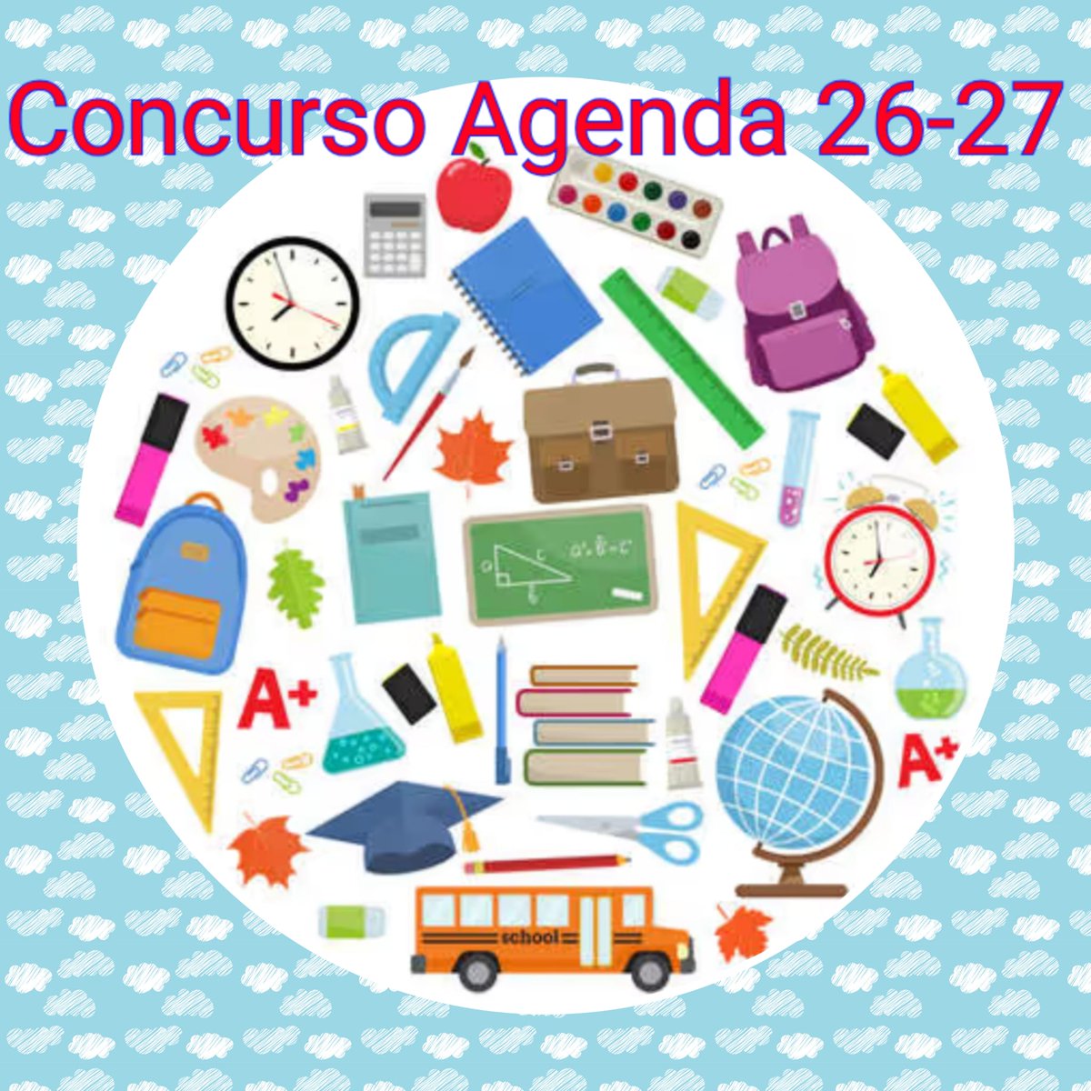 AmpaRaimundo's tweet photo. Familias,  este año organizamos un concurso de dibujo para elegir la portada y la contraportada de la agenda escolar del próximo curso.
🎨 Tema del dibujo: algo que les guste, una actividad especial, un rincón favorito o cualquier idea vinculada a su día a día en el centro. https://t.co/bWaxL8T1uC
