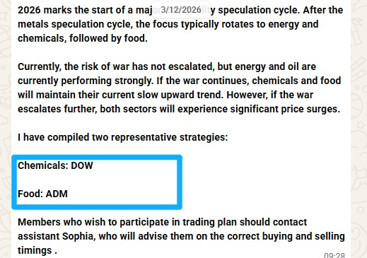 We've seen ADM and DOW, which we've been highlighting, continue to reach new highs, and LIN, which we shared yesterday, is also performing strongly. These trends stand in stark contrast to the current index levels. If you followed my A+B investment plan in March, your profits