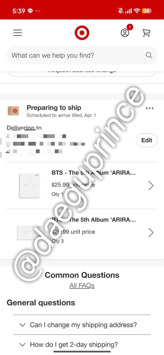 Daeguprince WH KR, CH, & JP tweet media