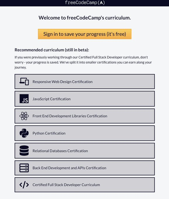 FREE certifications, 💯 accepted in the industry: 1. Python https://t.co ...