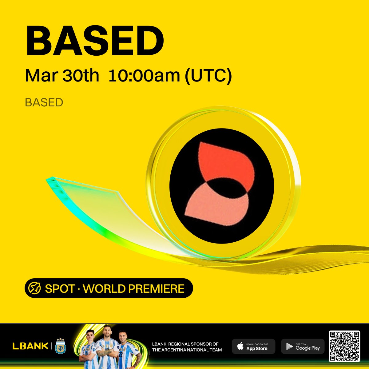 LBank_Exchange's tweet image. 🔥 World Premiere #listing

🌠 $BASED (BASED) will be listed on LBank！@BasedOneX

Based is a Super App that allows you to trade spot and perpetual futures on Hyperliquid as well as access over hundreds of prediction markets.

❤️ Details: is.gd/6gDtRq