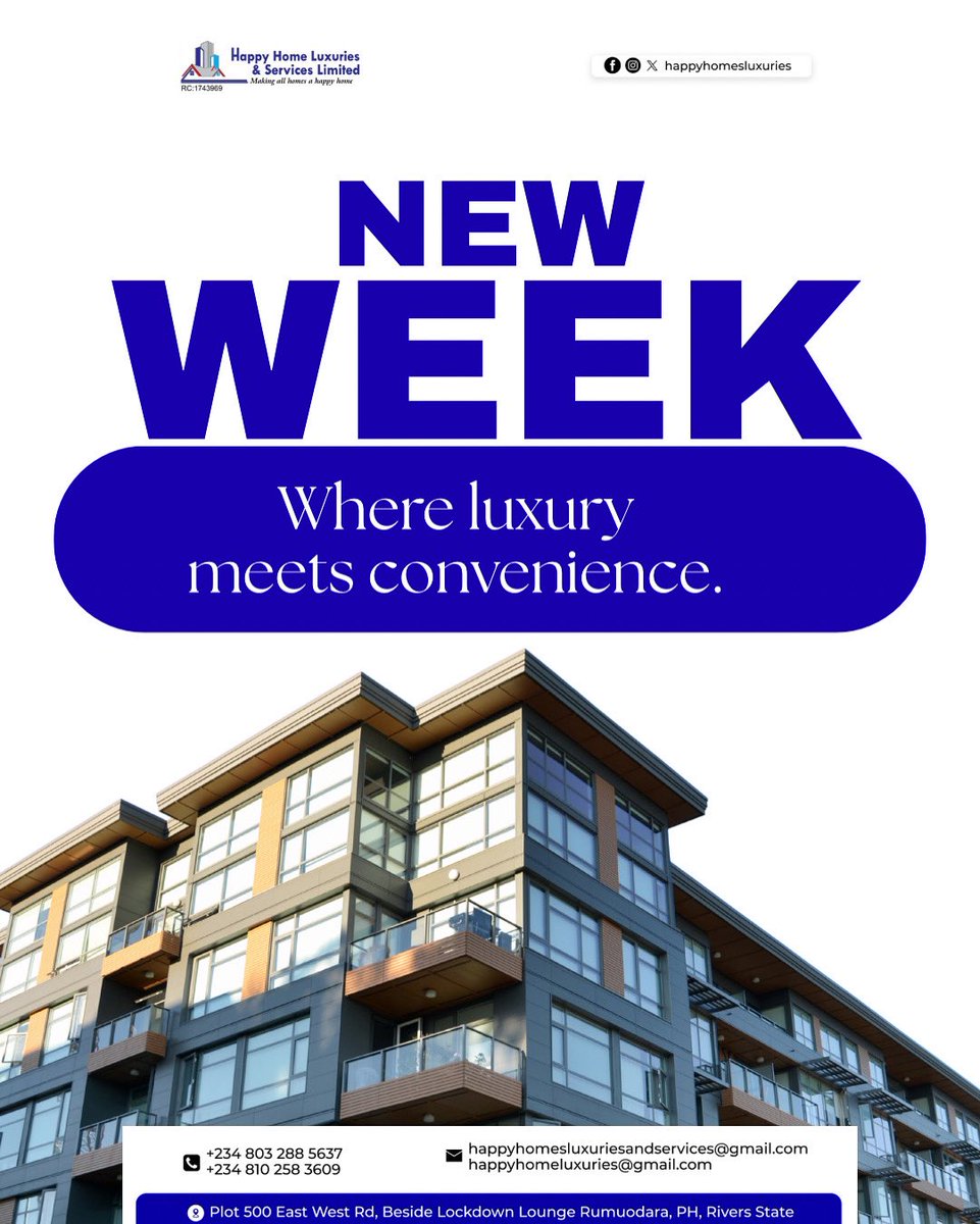 Happyhomeluxury's tweet photo. NEW WEEK, NEW POSSIBILITIES!
Step into the new week with ease—because your dream lifestyle should be both luxurious and convenient.
This week, choose comfort without compromise
Happy New week!
#propertyph #happynewweek #mondaymotivation https://t.co/zaR90r2PbY