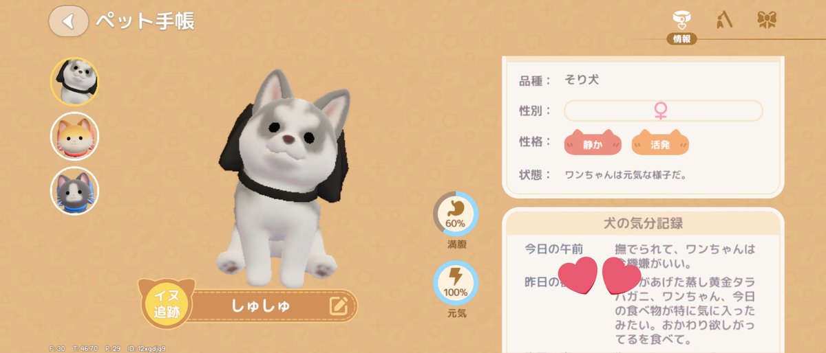 a_oimosan's tweet photo. ｲｯﾇとﾈｯｺの好物わかった!!!
ｲｯﾇ▹▸蒸し黄金タラバガニ
ﾈｯｺ▹▸スペインダイ

ちょっと高級すぎるﾅ…
なかなかあげれなくてごめんね、、😇😇

#ハートピア https://t.co/HBCyTJ6ko7