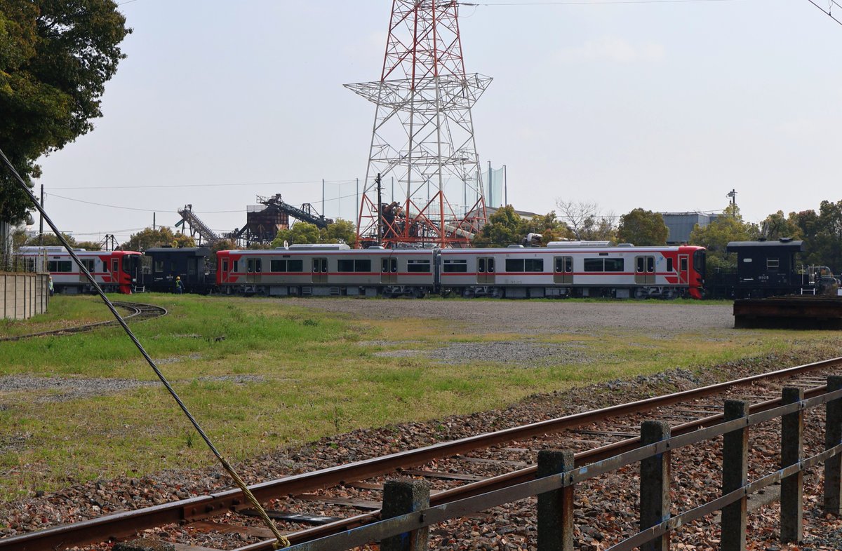 2026/3/30 (月) 名鉄9100系 日車出場甲種輸送 (1回目)ND552 8+9127f+9126f+ヨ8632 (2回目 ...
