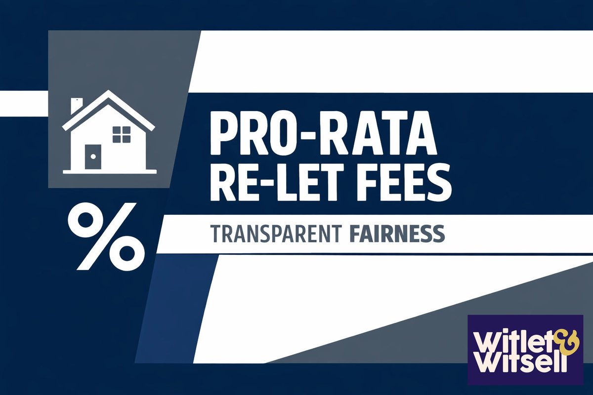 WitLetandSales's tweet image. At WitLet, we believe in fairness. Why pay a full re-let fee if a tenant stays 6 months? Our Pro-rata model means you only pay for the months occupied. 6 months = 50% fee. Transparent expertise for Witham landlords. 🏠 #WitLet #PropertyManagement