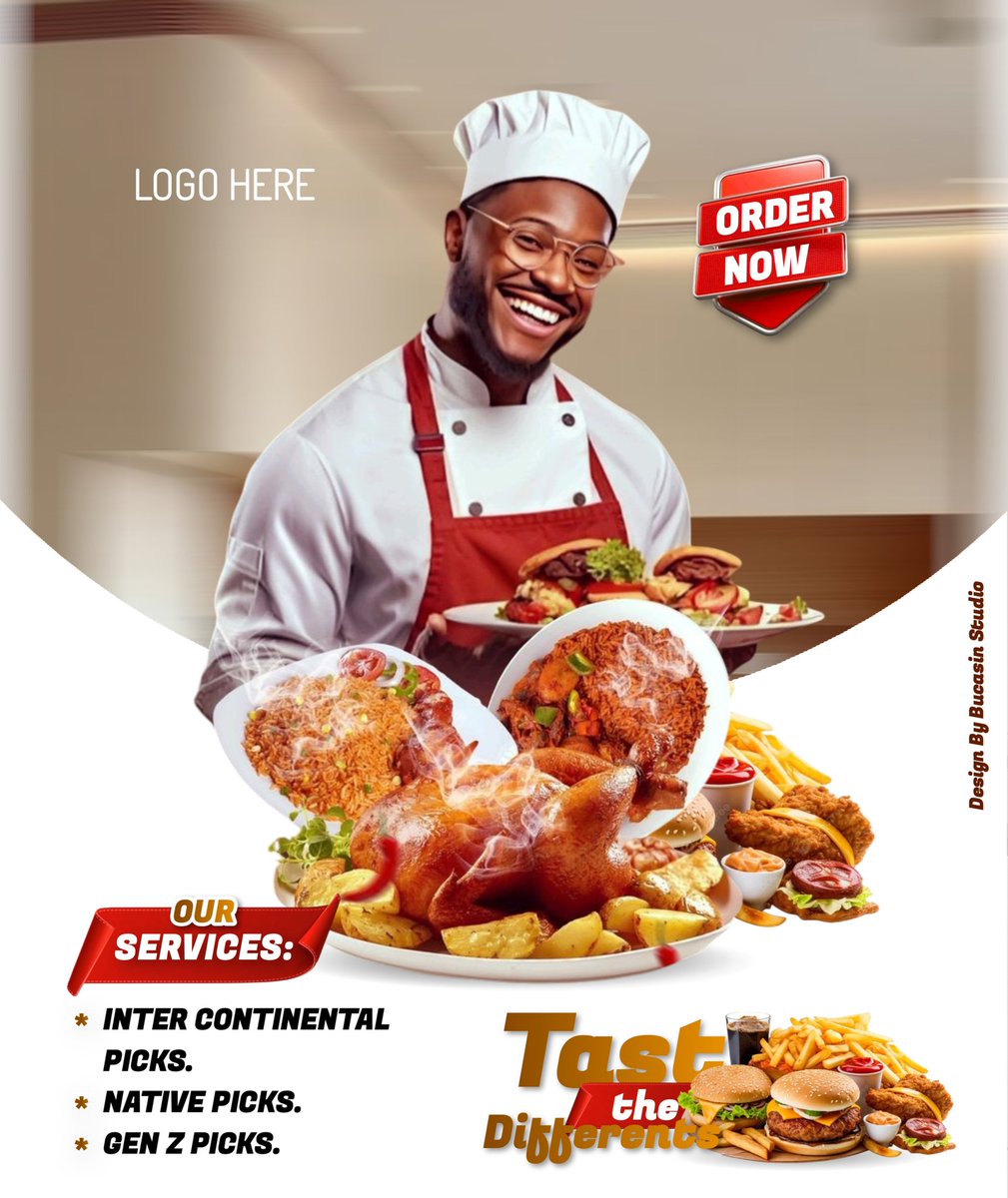 BucasinFrancis's tweet image. Taste the Difference! 🔥
From rich intercontinental dishes to your favorite native meals and trendy Gen Z bites — we’ve got it all! 😋✨
Fresh. Delicious. Unforgettable.
👉 Order now and satisfy your cravings today!
#FoodLovers #OrderNow #NaijaFood #DeliciousEats #FoodieLife