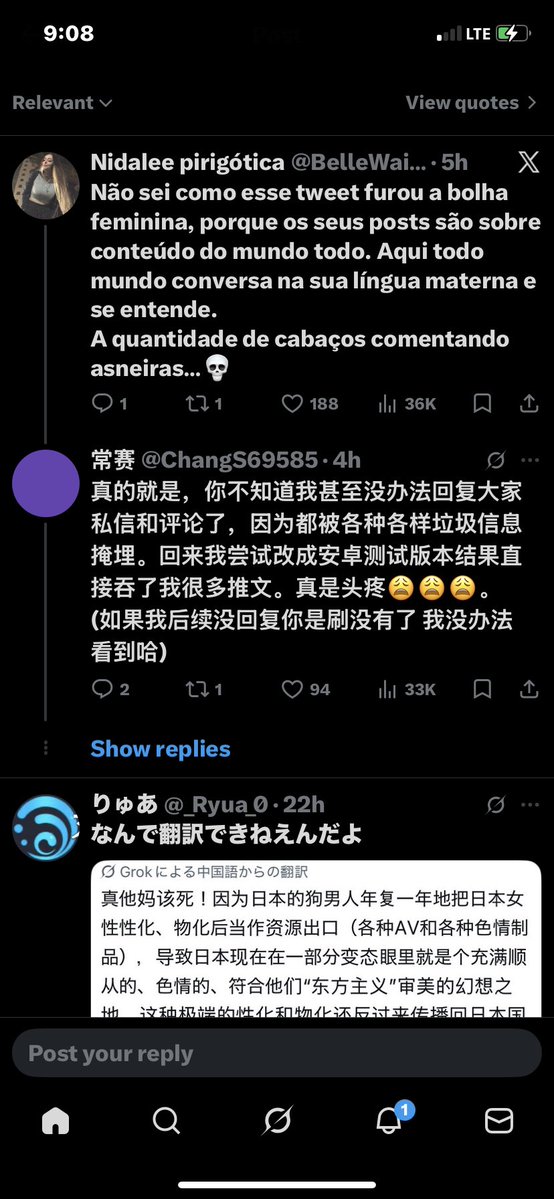 What the fuck is going on in my X timeline