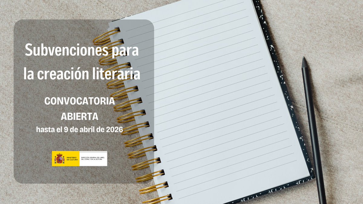 DG del Libro, del Cómic y de la Lectura tweet media
