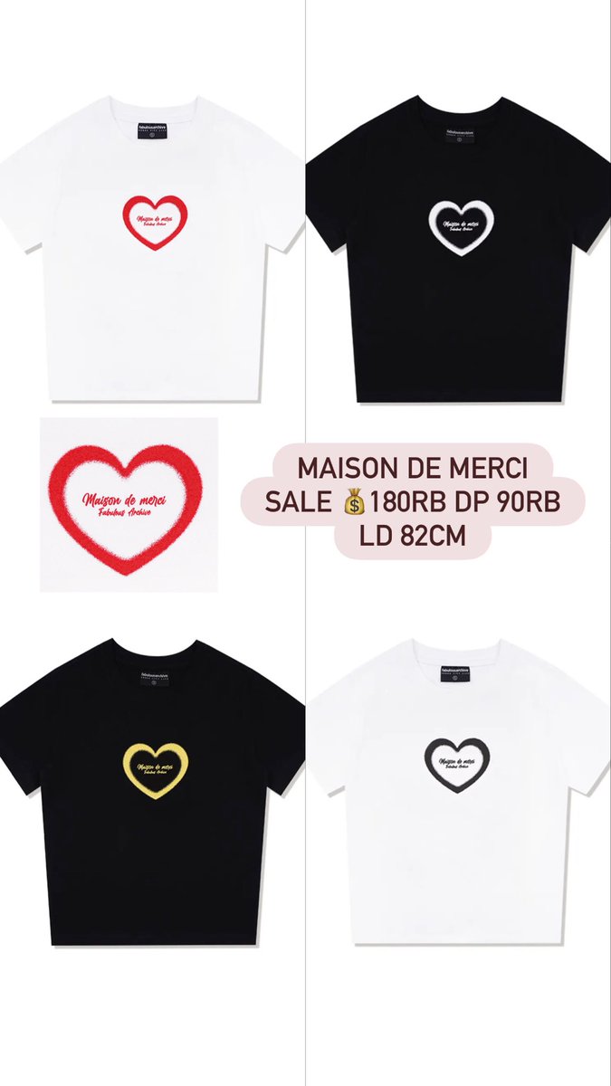 titipdibela's tweet photo. PO JASTIP KOREA
MAISON DE MERCI FABULOUS ARCHIVE SALE

For more info contact https://t.co/f24nhoNR8l
Follow ig https://t.co/2h4ReZ9BA0
Join grup https://t.co/vLhJG2hzLv

-t wts wanttosell maison de merci jastip korea https://t.co/abuqwQBUkM