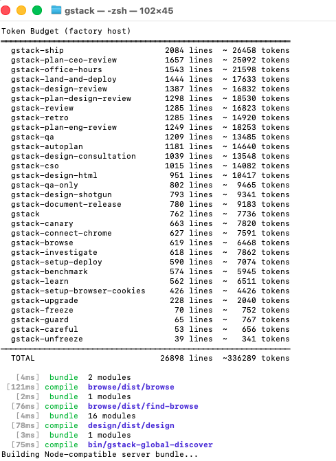 's tweet image. downloading #gstack..let's see what @garrytan cooked for us🦀