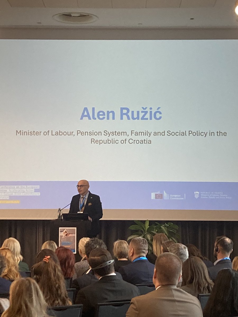 UNICEFHrvatska's tweet image. “No #child chooses the circumstances into which they are born, but the society chooses whether it will provide them with equal opportunities”, said Alen Ruzic, minister @mrms_RH @EU_Commission 
#EUChildGuarantee