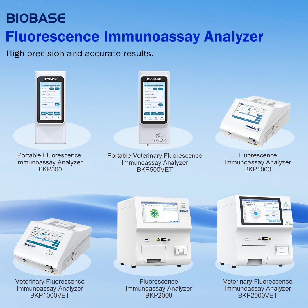 BIOBASE_CHINA's tweet image. 🔬 More Choices, Better Diagnostics
From portable units to high-throughput systems, BIOBASE offers a complete Fluorescence Immunoassay Analyzer lineup.
✔ Portable &amp;amp; benchtop options
✔ Clinical &amp;amp; veterinary applications
#IVD #Immunoassay #LabEquipment #MedicalDevices #BIOBASE
