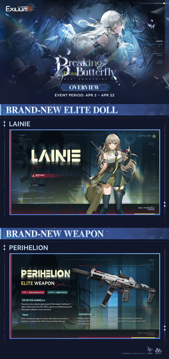 GIRLS' FRONTLINE 2: EXILIUM-EN Official tweet media