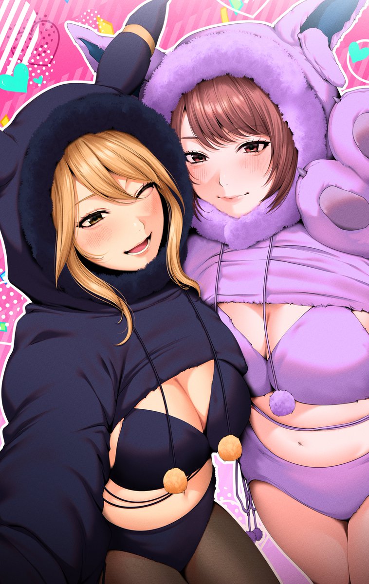 🖤ギャルブイズ💜
#みずきのアトリエ 
#まりね絵 