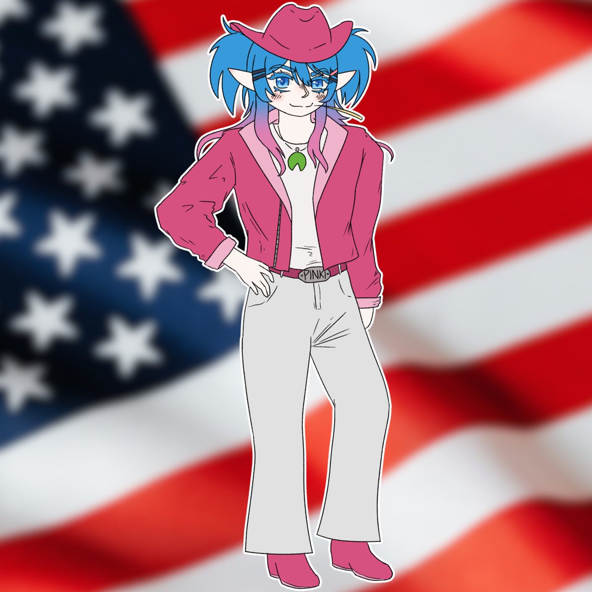 Pinkicafe「 Magical Frog Girl 🐸🌸 」 tweet media