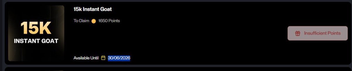 An963as's tweet photo. ⚠️ Reward Claim Issue....
 
Claimed an account 3 days ago — it was showing pending.
Now no account received, points deducted, and it shows “Insufficient Balance”.

Need support on this ASAP

@GoatFunded
@HafeezGFT @Haruna_gft @igweGFT 
anasand95@gmail.com https://t.co/ob4WLKArV3