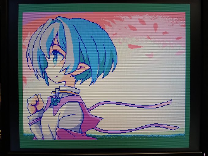 MSXで描いた。
あまりガチガチにやると続かないので途中で切り上げました。
1年前はワンチップMSXですが、今回はHB-F900とSDMapperMEGARAMを使いました。
グラフサウルス2.0使用。
マウスはUSB変換を使ってます。 