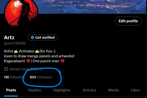 100 followers!!!! 🥹
thanks to everyone who followed me!!