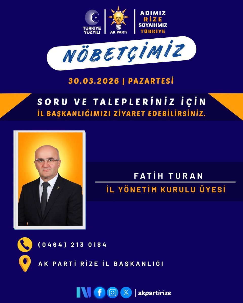 AK PARTİ RİZE tweet media