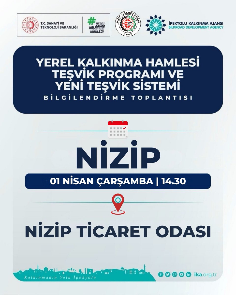 Nizip Ticaret Odası tweet media
