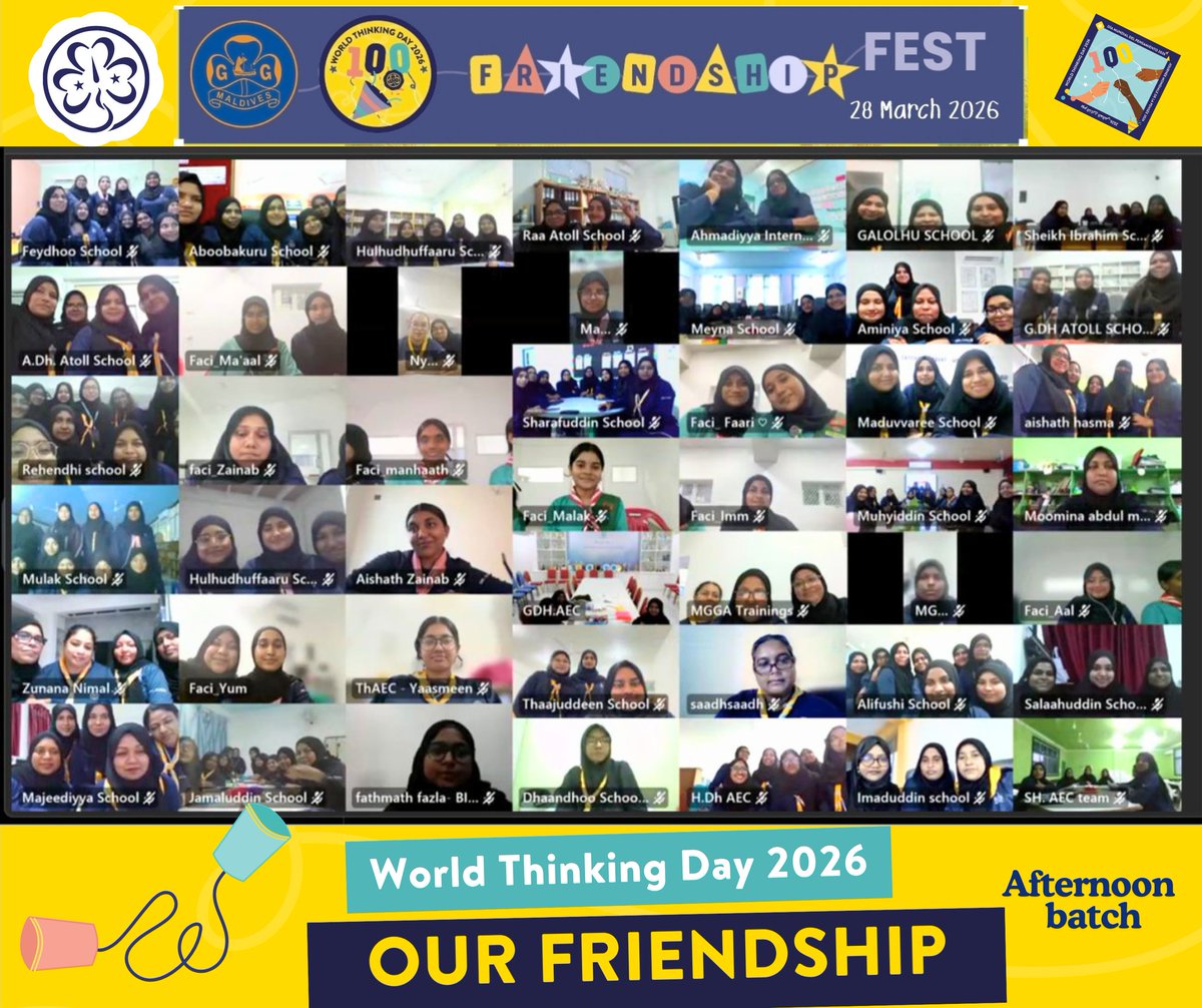 Maldives Girl Guides Association (MGGA) tweet media