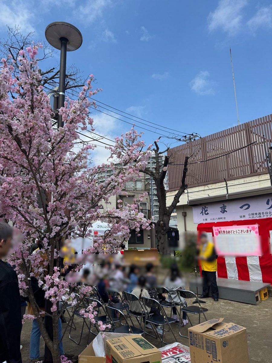 5884sumida's tweet photo. 週末は各地のお花見にお邪魔しました🌸

町会お手製の豚汁や焼きそばをいただき、さまざまな意見交換を。下は4歳から、上は89歳の方と色々なお話しができました☺️

毎年この時期は議会開会中で、平日はほぼ区役所。こうして地域の方と腰を据えて話せるのも楽しみのひとつです🤲

#墨田区 #小林しょう #花見 #桜