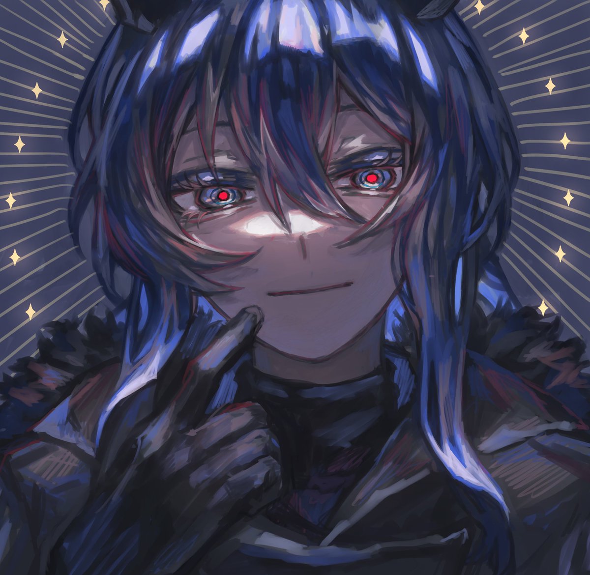 遠夜さん<a href="/enyalen_/">遠夜</a> のレインさん描かせていただきました！上位種特有の雰囲気と細かい設定が良い！