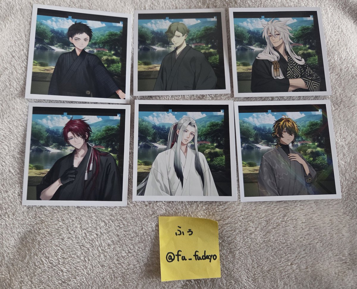 fu_fudayo's tweet photo. 【交換】刀剣乱舞　とうらぶ　ましコレ　軽装

（求）同種青江
（譲）厚（N）・鶯丸（N）・小狐丸（N）・後家（N）・姫鶴（N）・火車切（R）※レアはレア同士の交換

郵送での交換をお願い致します、FF外からでもお気軽にご相談下さい https://t.co/3xSFz61t6k