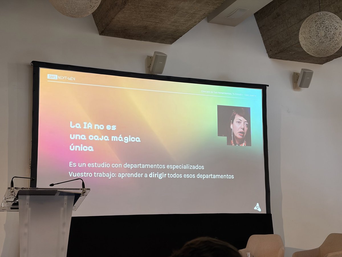 La IA no es una caja mágica <a href="/odetabadia/">Odet Abadia</a> dixit desde Shanghai  La clave son tus prompts porque la LLM no piensan , predicen #IAcine #icib #magaluf