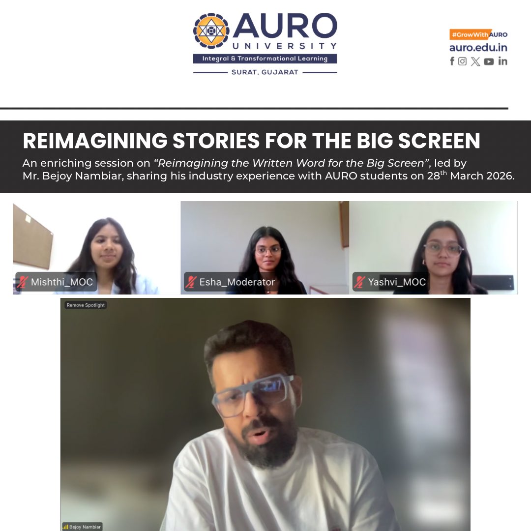 AURO University, Surat tweet media