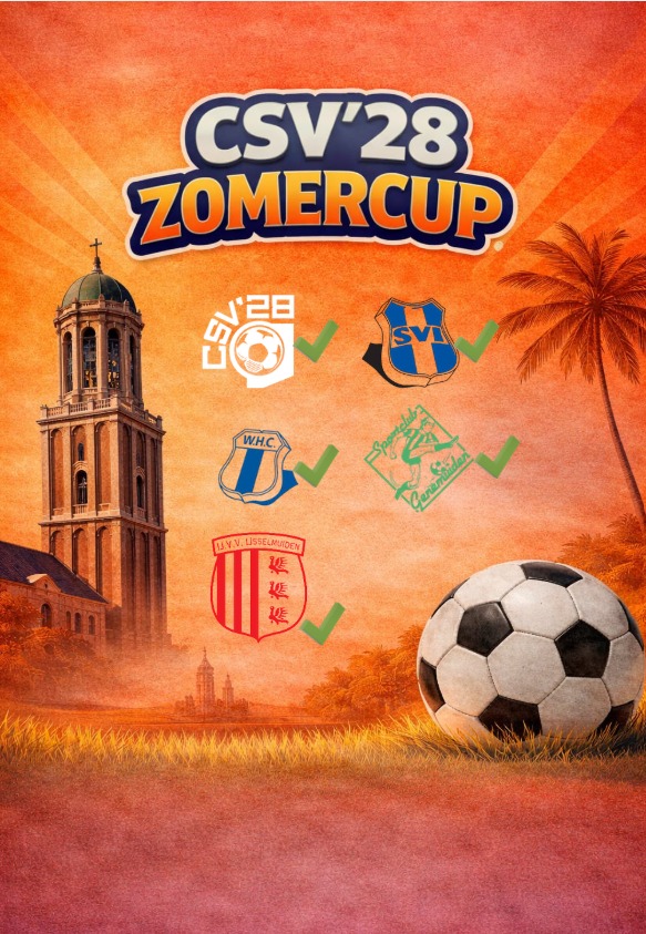Weer een mooie aanmelding voor het zomertoernooi. Ook IJVV U19-1 van <a href="/kevinijvv/">Kevin</a> heeft zich aangemeld. Nog 3 plekken vrij!