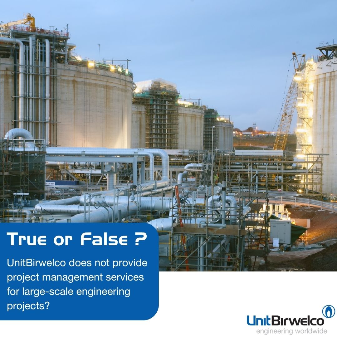 Unit_Birwelco's tweet image. True or False? UnitBirwelco doesn’t provide large-scale project management services. Share your answer and test your engineering knowledge with us!
#UnitBirwelco #TrueOrFalse #EngineeringSolutions #IndustrialInnovation #Quiz
