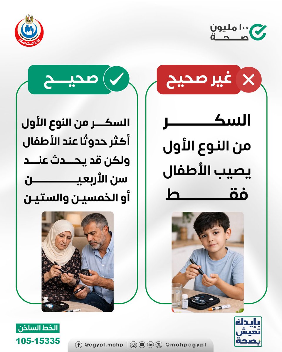 وزارة الصحة والسكان المصرية tweet media