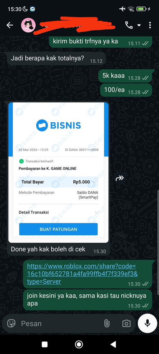 K | @ after dm, fst resp wa bio tweet media