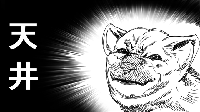 天井のときの表情 