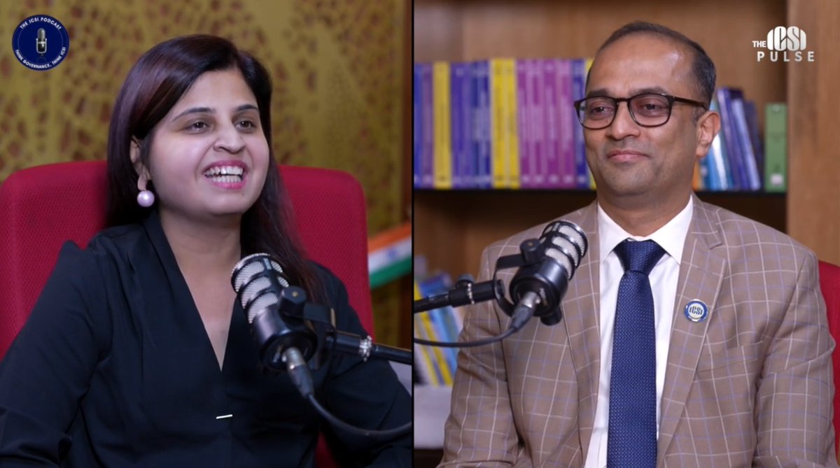 icsi_cs's tweet image. #TheICSIPulse: #ThinkGovernanceThinkICSI Podcast Series🎙️Episode 10: Join #CS Asish Mohan, Secretary, the #ICSI, share his perspective on regulatory framework, #corporateresponsibility, and role of professionals in shaping #ClimateChange #Governance  youtu.be/UWdHOV17cng