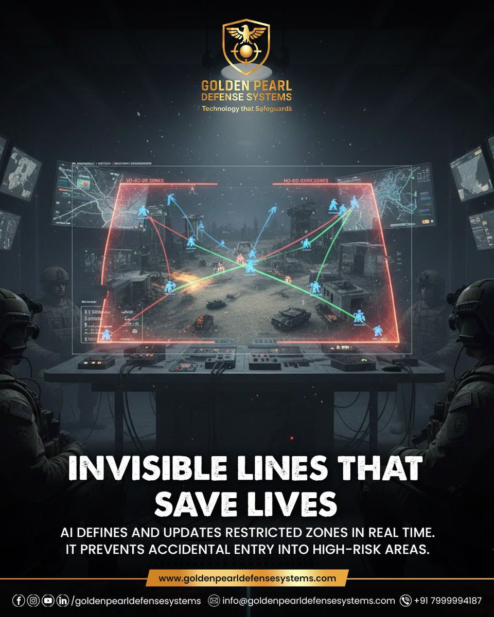 gpdefense's tweet image. Protection you can’t see.
Impact you can trust.

#InvisibleDefense #AISystems #SmartProtection #MilitaryTech #GoldenPearlDefenseSystems